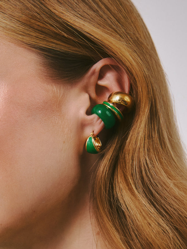 Enamel earrings