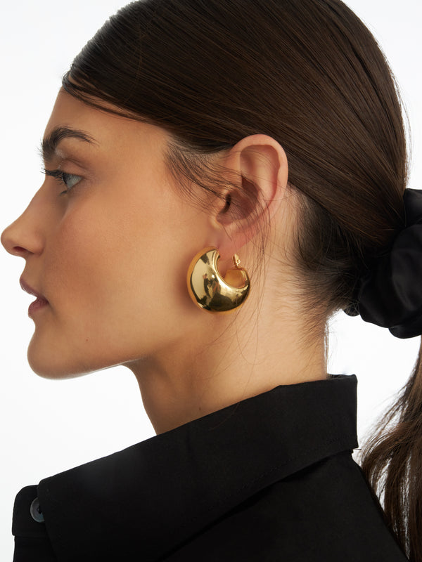 Large earrings
